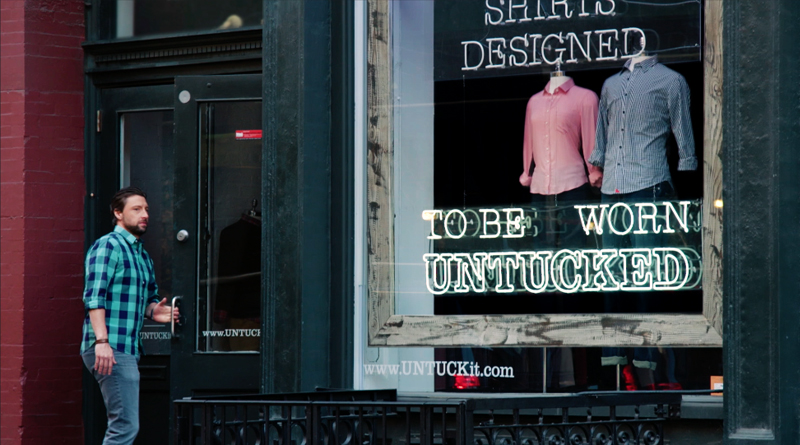Taking over Soho Streets to Shoot UNTUCKit Ad
